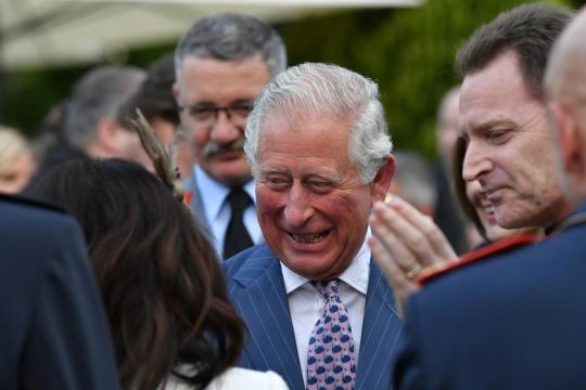 Britain's Prince Charles: joyous to have another grandson