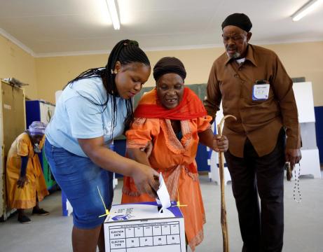 South Africa's ANC seen winning election but support sliding