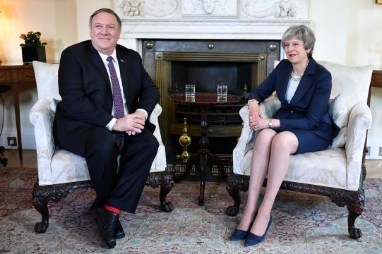 U.S. relationship with Britain is thriving: Pompeo tells London