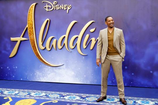 Will Smith brings own fun-loving Genie to new "Aladdin"