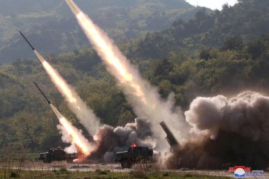 North Korea fires more missiles, U.S. announces ship seizure as tensions mount