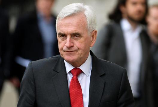 Fight to replace PM May complicating Brexit talks - Labour's McDonnell