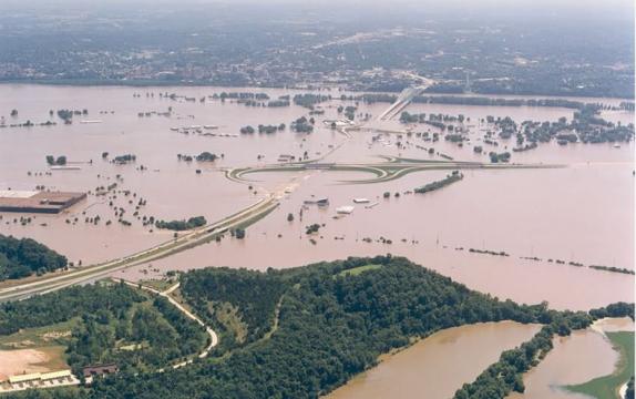 Today's Floods Occur Along "a Very Different" Mississippi River