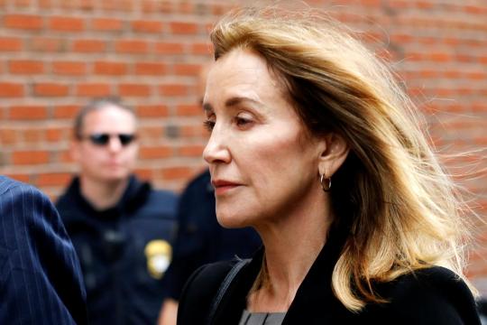 Actress Felicity Huffman pleads guilty in U.S. college admissions scandal