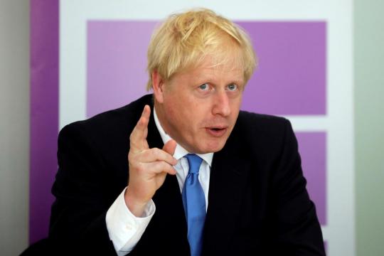 Johnson holds Belfast talks on Brexit backstop riddle