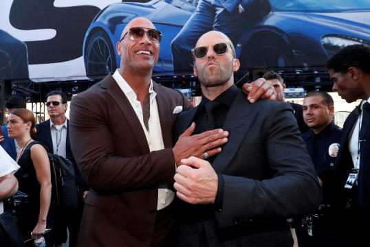 Box Office: 'Hobbs & Shaw' finishes in first place with $60 million
