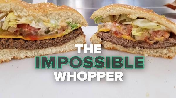 Trying Burger Kings Impossible Whopper