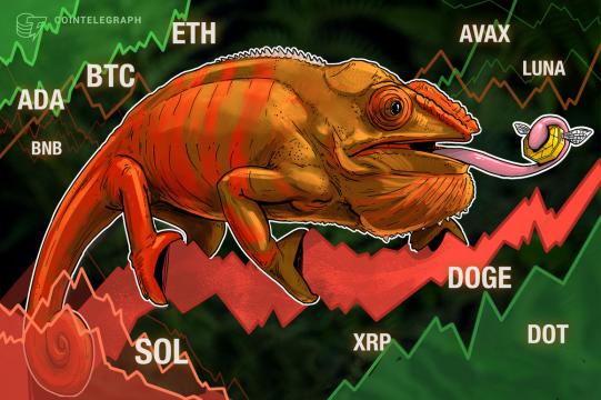 Price analysis 4/4: BTC, ETH, BNB, SOL, XRP, ADA, LUNA, AVAX, DOT, DOGE