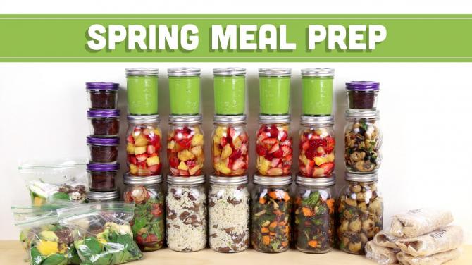 Meal Prep For The Week Spring Seasonal & Vegan | Vegetarian! Mind Over Munch