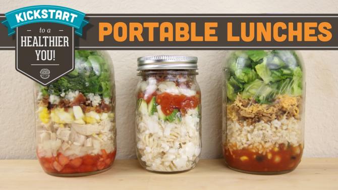 Portable Lunches In A Jar Mind Over Munch Kickstart Series