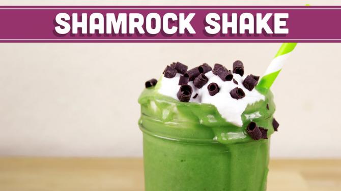 Vegan Shamrock Shake! Mind Over Munch