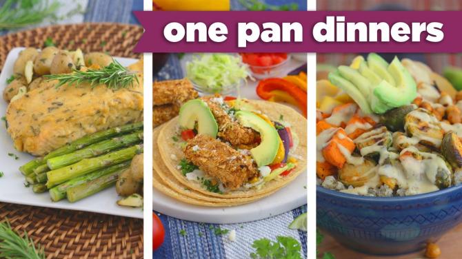 ONE PAN Healthy Sheet Pan Dinners! Mind Over Munch