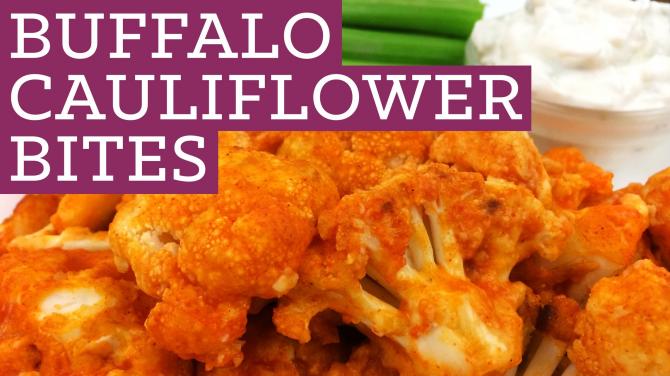 Buffalo Cauliflower Bites Mind Over Munch Episode 15