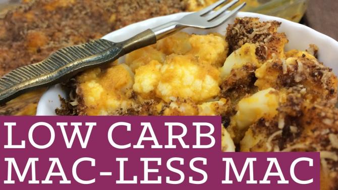 Low Carb Cauliflower Mac and Cheese Mind Over Munch Episode 19