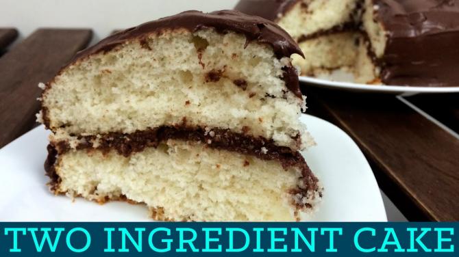 How To Make 2 Ingredient Cake! Two Ingredient Takeover S01E06