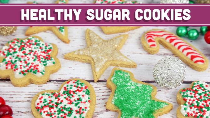Healthy Sugar Cookies! Christmas Holiday Recipe Mind Over Munch