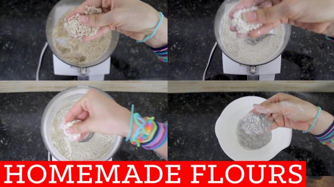 Homemade Flour Recipes Almond Black Bean Quinoa Oat Flour Mind Over Munch 30 Second Thursdays