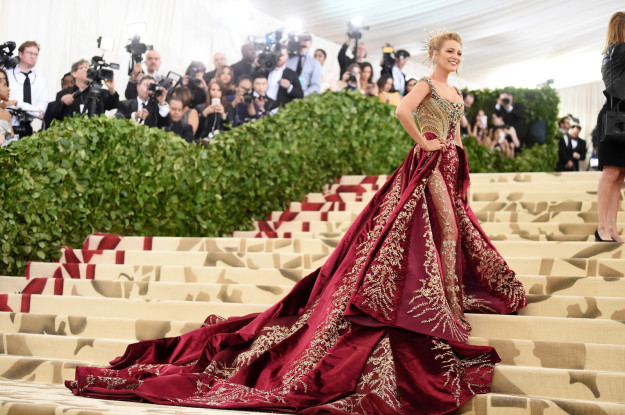 I'm going to pretend that you haven't seen pictures of Blake Lively at the Met Gala just so I can show you them myself.