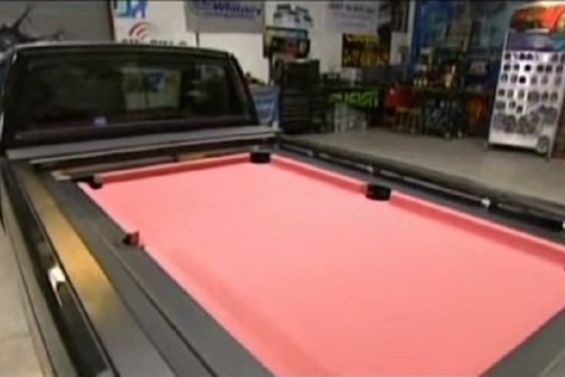 When someone got a pool table installed in their car on Pimp My Ride.