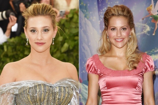 And here's a side-by-side of Lili and Brittany: