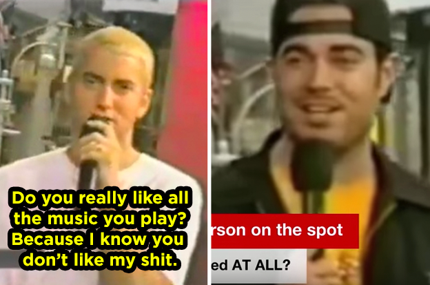 When Eminem called out Carson Daly on TRL: