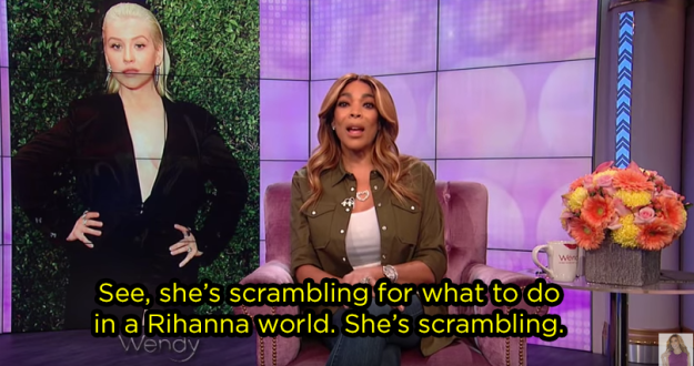 Wendy Williams had this shady remark for Christina Aguilera's return.