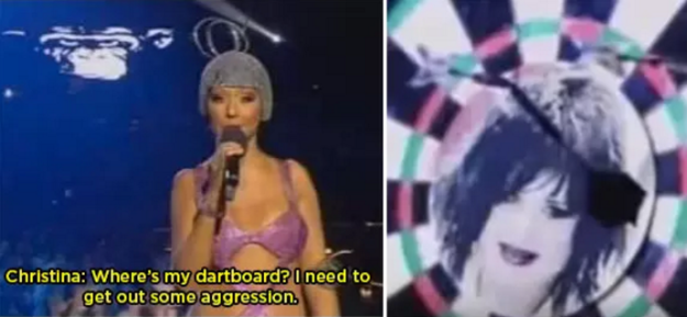 When she said this during the 2003 EMAs after Kelly Osbourne made fun of her Christmas CD:
