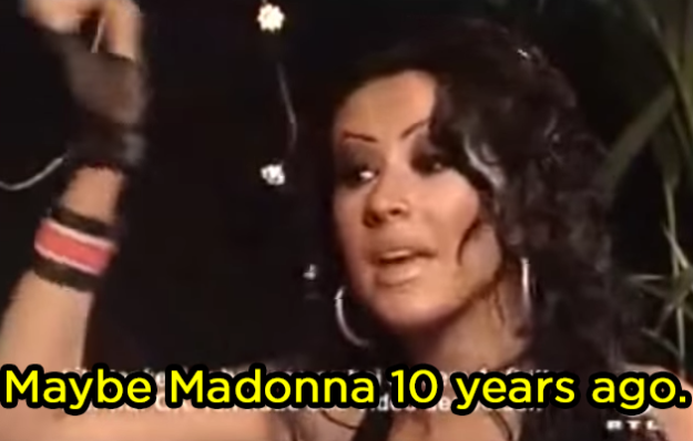 When she was asked if she would do a song with Madonna: