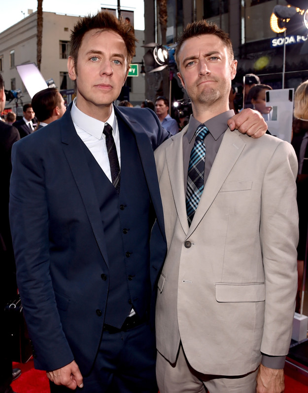 Well, here's Sean with his brother, James Gunn (who wrote and directed the first two Guardian movies, and will also return for the third), at the first movie's premiere in 2014. Sean's definitely matured since his days with Rory and Lorelai, and he's looking goooood.