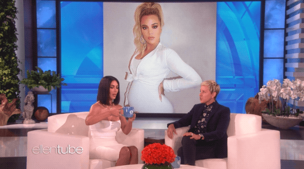 Obviously Ellen, queen of getting answers that the people want to hear, dived straight in and was like "[Khloé's] boyfriend [was] seen on video cheating", to which Kim gave a subtle nod while sipping on the tea she about to spill.