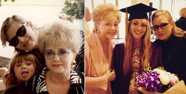 Billie Lourde's mom is Carrie Fisher, and her grandmother is Debbie Reynolds: