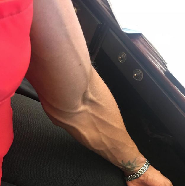 They offhandedly mention it whenever they see someone with GOOD veins.