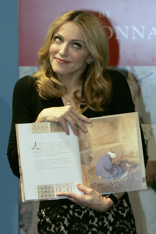 Prolific author, Madonna.