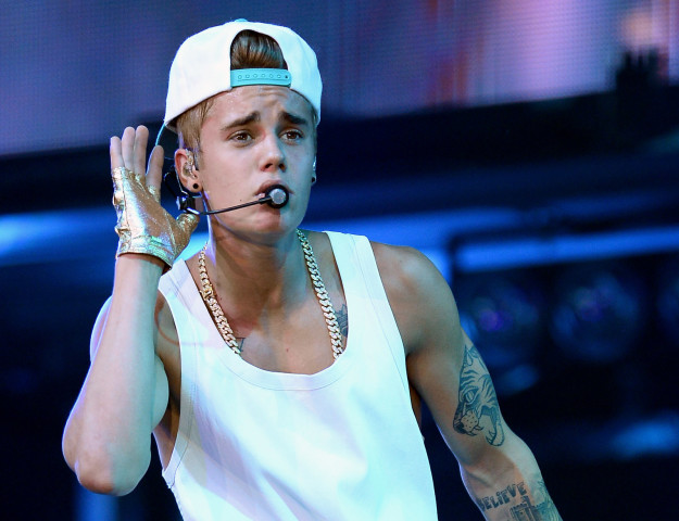 Justin Bieber was every bit the big-name pop star, just with a few less tattoos.