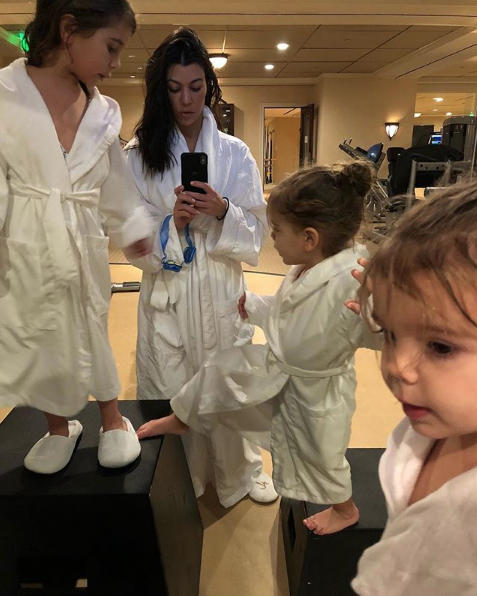 In the briefing, Kardashian explained that she became very interested in what's actually in skin care products after her kids, Mason, Penelope, and Reign were born.