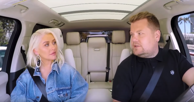 So when Christina appeared on the Carpool Karaoke segment of James Corden's Late Late Show on Monday, he obviously got her to spill some tea about spending her childhood with some of Hollywood's most famous faces.
