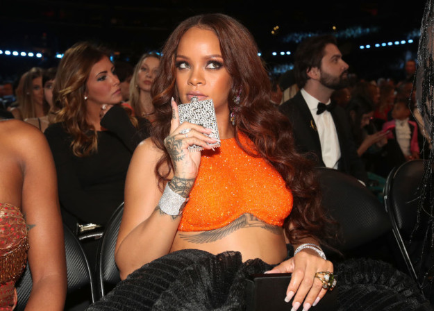 Now before we go any further, I'd like to remind you of the time Rihanna went to the Grammys and was seen in the crowd having a great time with a hip flask.