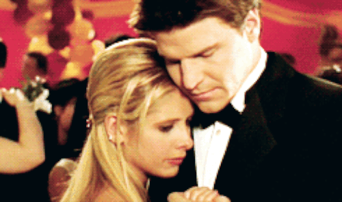 And Buffy and Angel dancing to "Wild Horses" at prom.