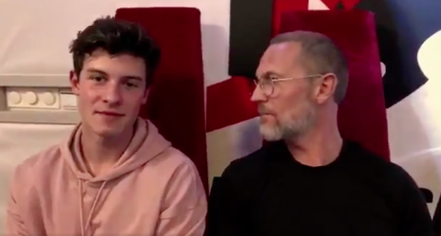 Then, the random middle-aged man point-blank asks Shawn, "Can I sniff you armpit?" Shawn obliges and the random middle-aged man looks over...