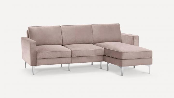 Something-Pink-Burrow-Performance-Velvet-Sectional-with-Chaise.webp