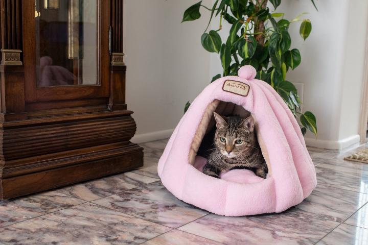 Plush-Bed-For-Cats-Armarkat-Soft-Pink-Cat-Bed.jpg