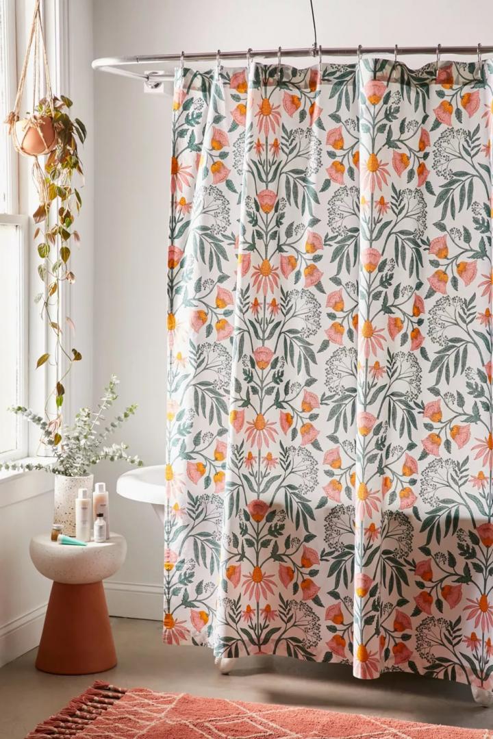 Mirrored-Shower-Curtain-Camille-Floral-Shower-Curtain.webp