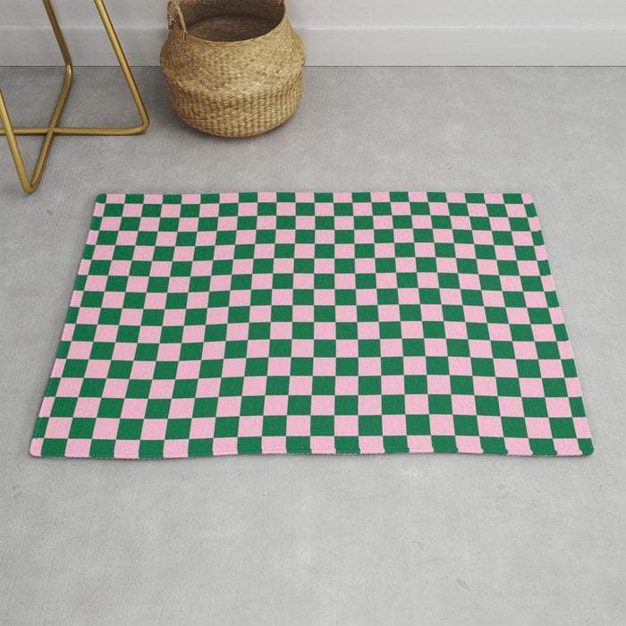 Rug-Cotton-Candy-Pink-Cadmium-Green-Checkerboard-Rug.jpg