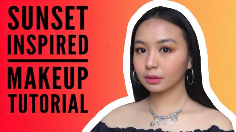 SUNSET INSPIRED MAKEUP TUTORIAL | Philippines | Claire Fabian