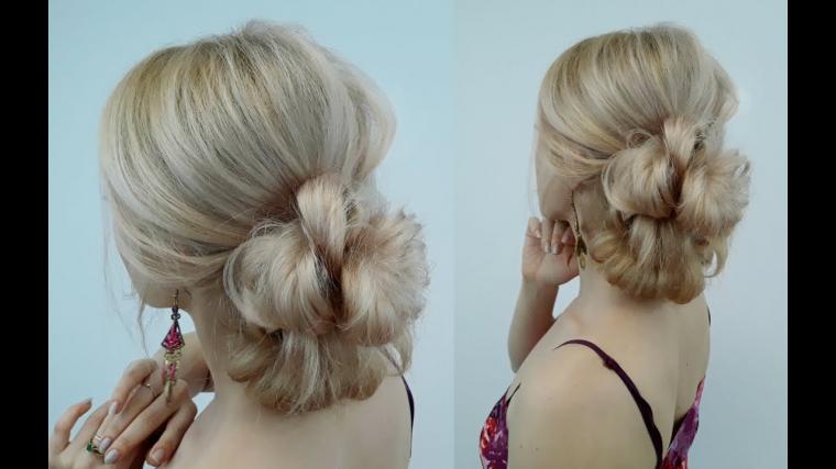QUICK AND EASY HAIRSTYLE VOLUMINOUS BUN IN MINUTES | Awesome Hairstyles 