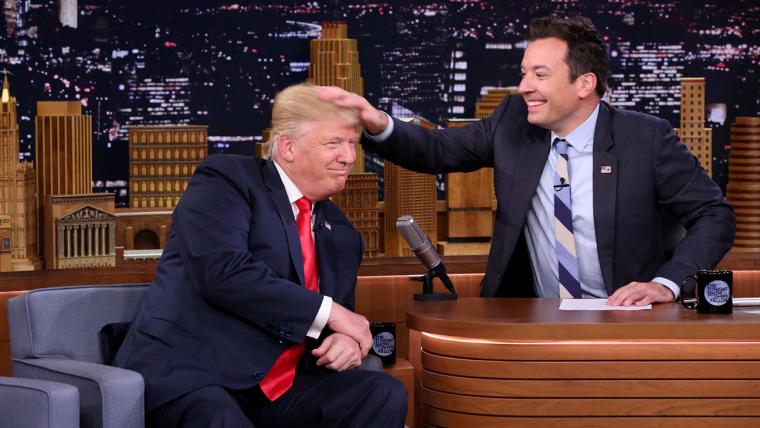 Jimmy Fallon Addresses Donald Trump Feud on 'Tonight Show': "Why Are You Tweeting at Me?"