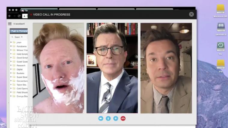 Stephen Colbert, Jimmy Fallon, Conan O'Brien Commiserate Over Trump's "No Talent' Late-Night Jab