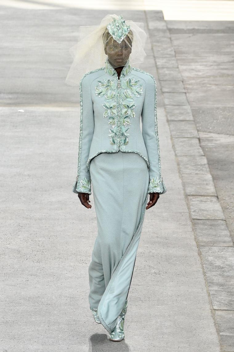 Adut Akech Bior Makes History as the Second Black Woman to Close a Chanel Haute Couture Show