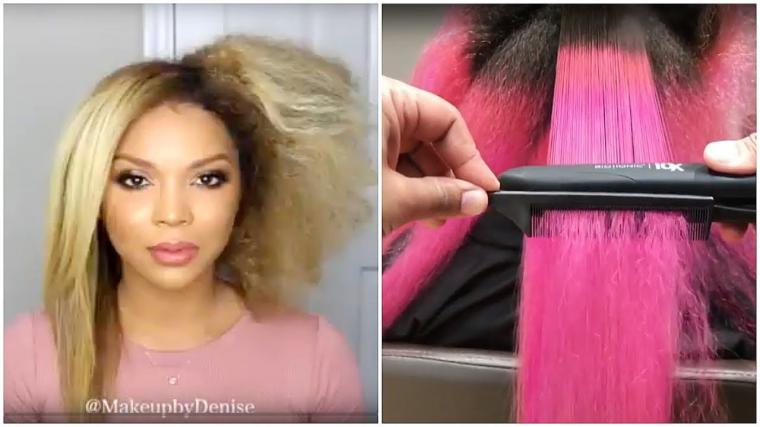 Straight Hairstyles Tutorial Hair Straightening Before and After