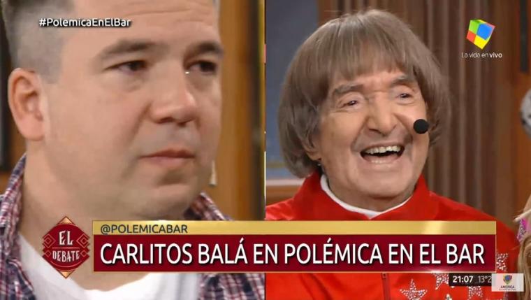 Carlitos Balá emocionó hasta las lágrimas a Gastón Recondo en "Polémica en el Bar"